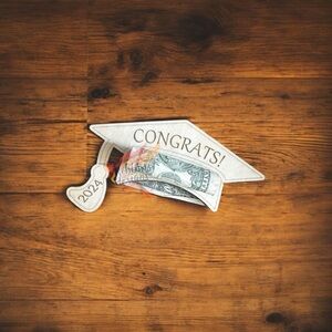 Graduation Cap Money Holder